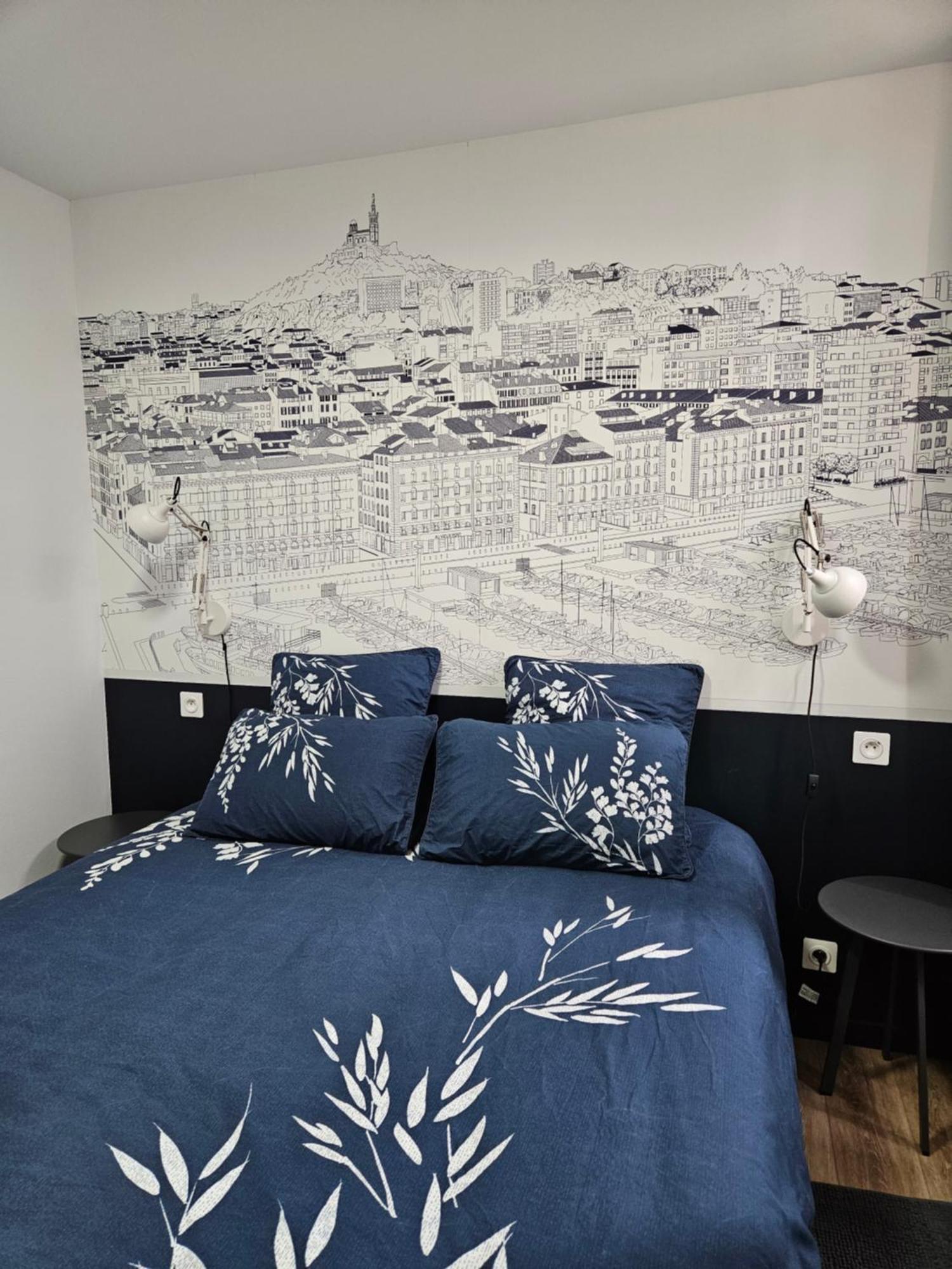 Appartamento Bleu Ciel Au Panier Marsiglia Esterno foto